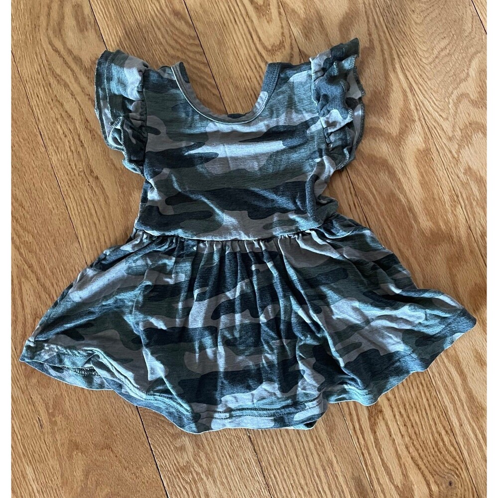 Little Sleepies Camo Twirl Dress - Size: 3-6 Months